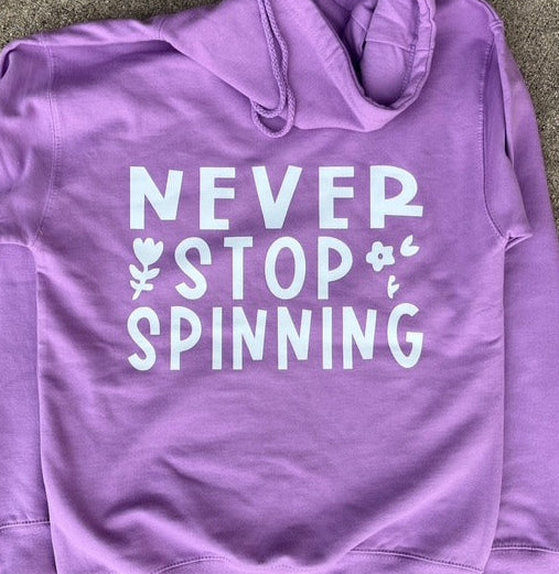 Lavendar Hooded Sweatshirt